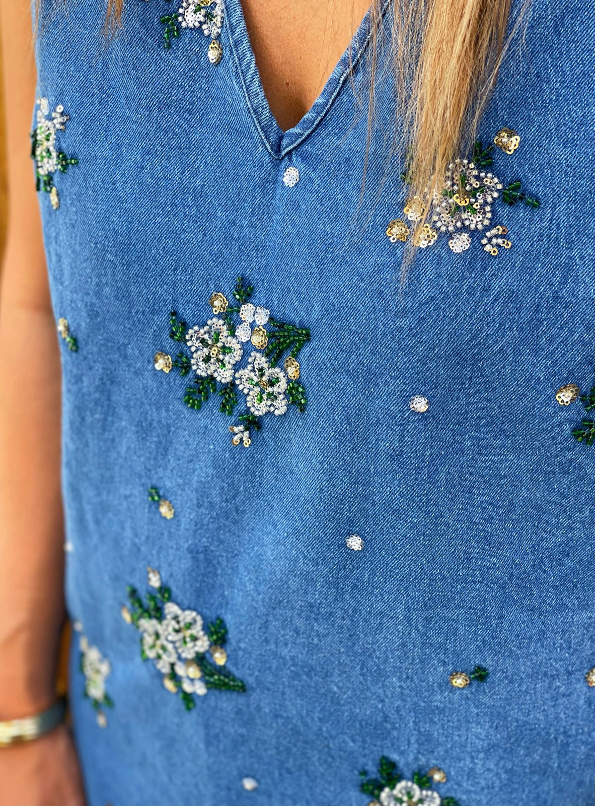 Robe Paros - Denim brut