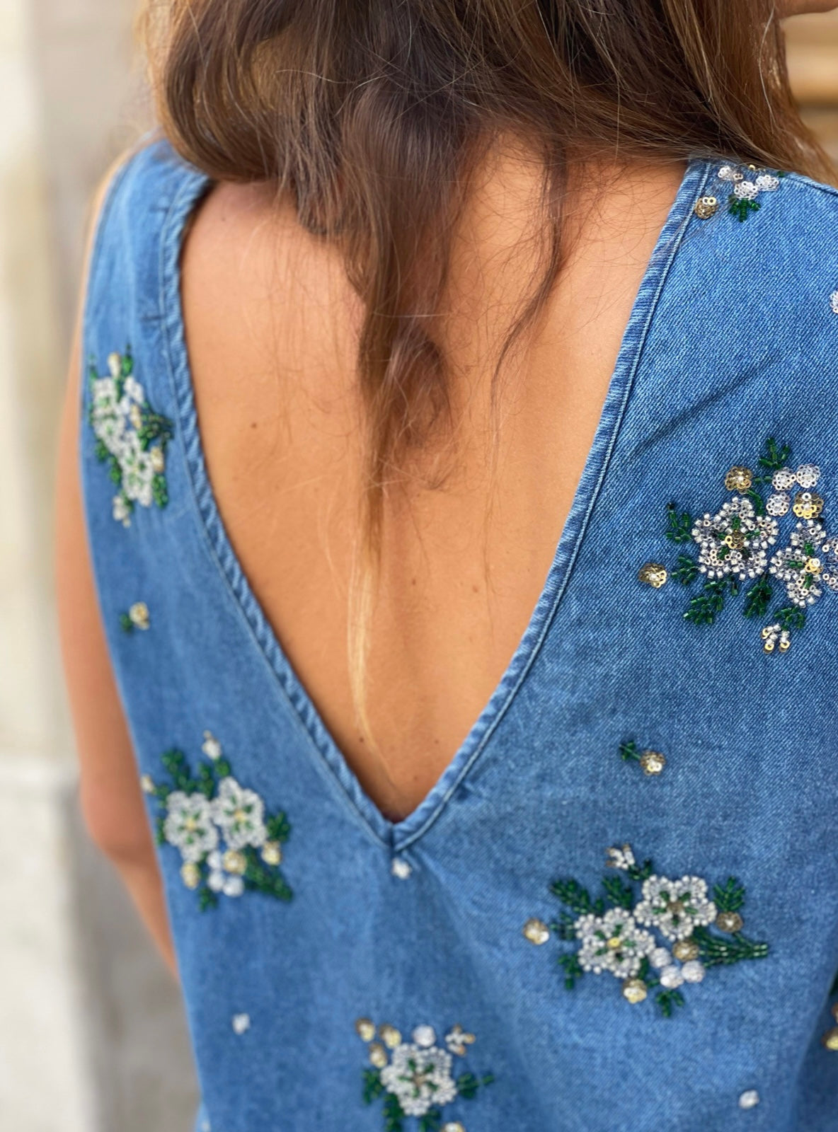 Robe Paros - Denim brut