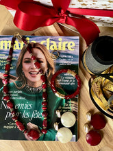 Charger l'image dans la galerie, Boucles d'oreilles Iris bordeaux