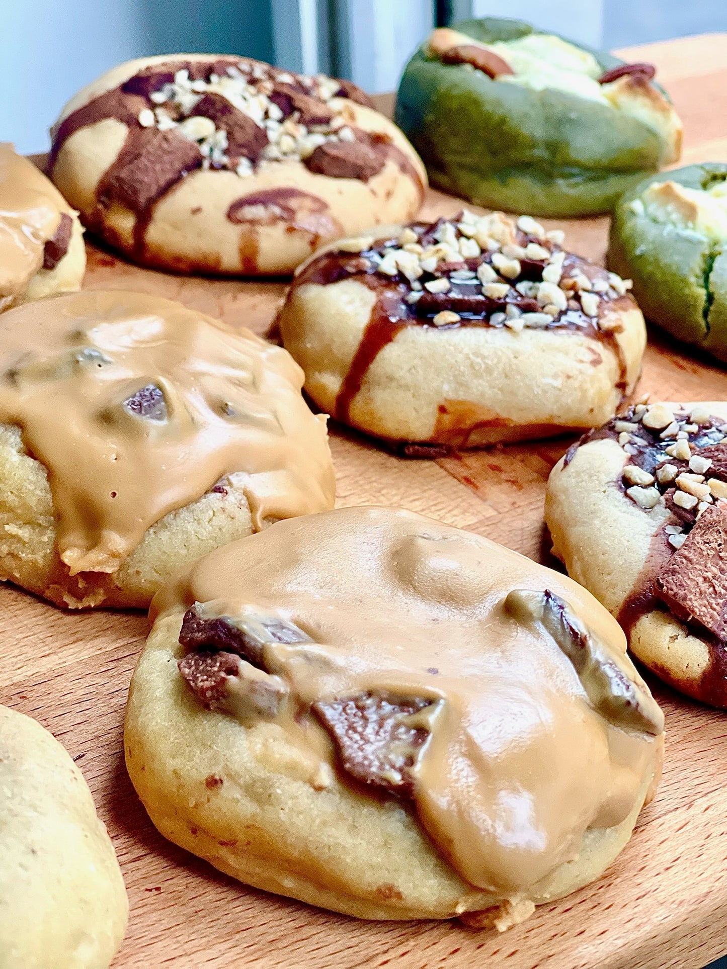 Cookie chocolat au lait noisettes