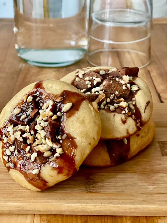 Cookie chocolat noir noisettes