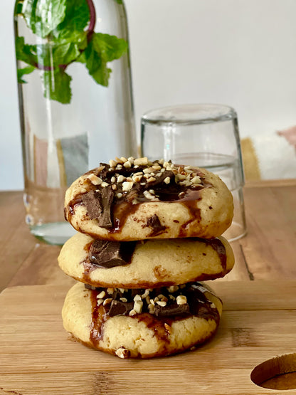 Cookie chocolat au lait noisettes