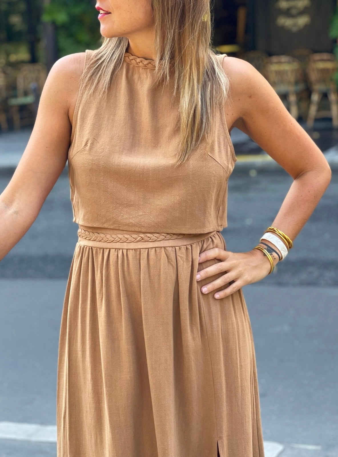 Jupe-Majorque-jupe-marron-longue-fente-mylo-concept-store-battignoles