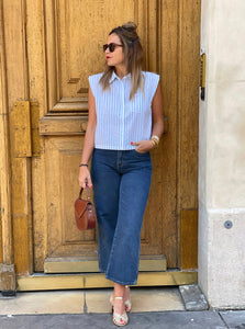 Chemise Clipper Bleu rayée