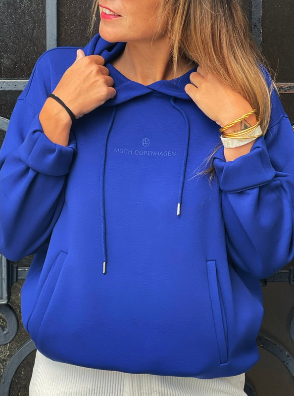 Sweat Ima capuche bleu