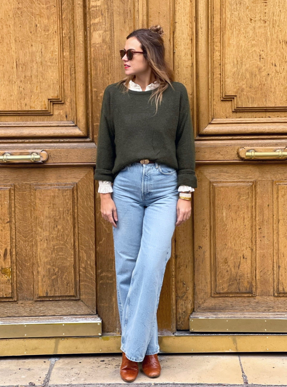Pull alegria kaki