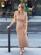 Charger l&#39;image dans la galerie, Robe Maeva longue chocolat