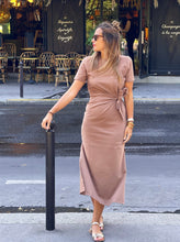 Charger l&#39;image dans la galerie, Robe Maeva longue chocolat