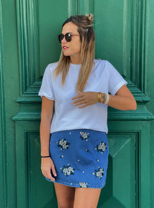 T shirt Romane Blanc
