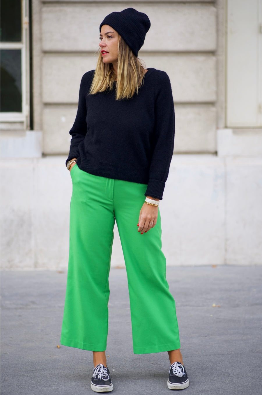 Pantalon Frederica Vert