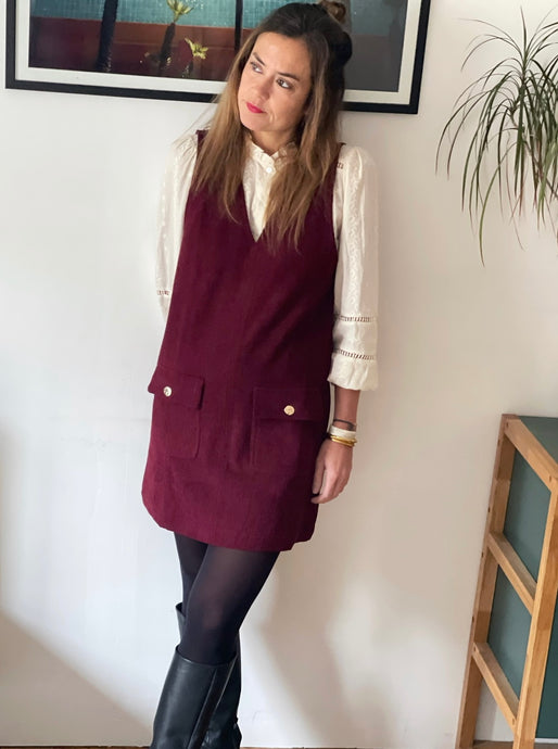 Robe alegria bordeaux