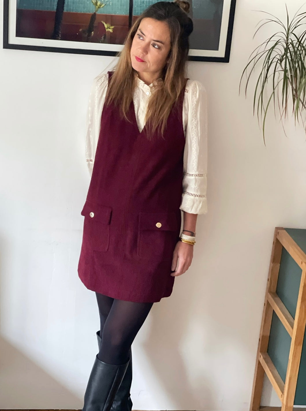 Robe alegria bordeaux