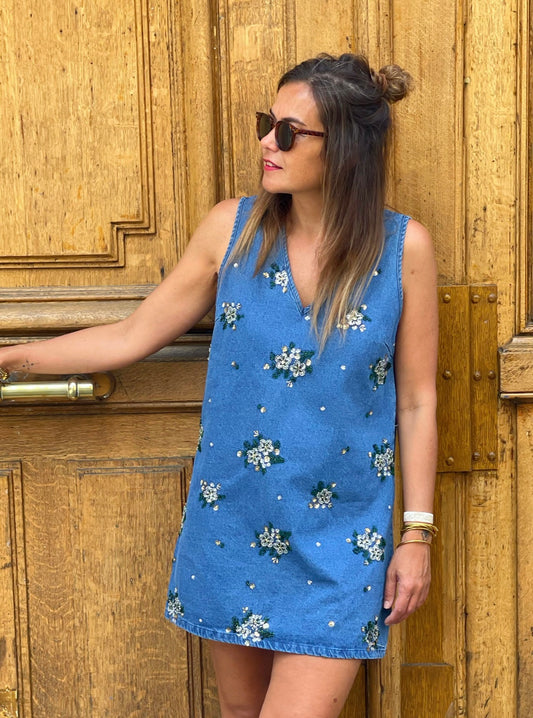 Robe Paros - Denim brut