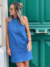 Charger l&#39;image dans la galerie, Robe Denim Maha bleue