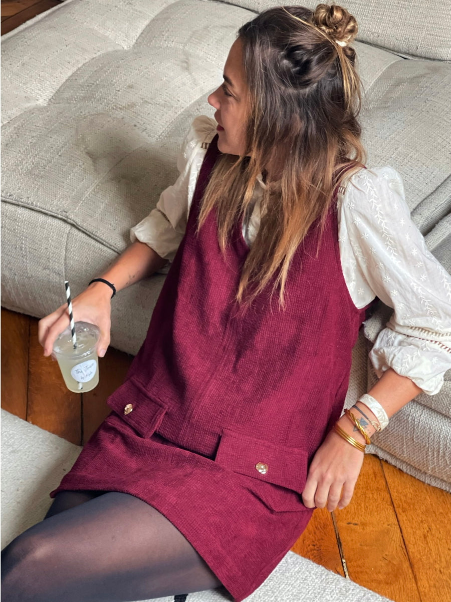 Robe alegria bordeaux