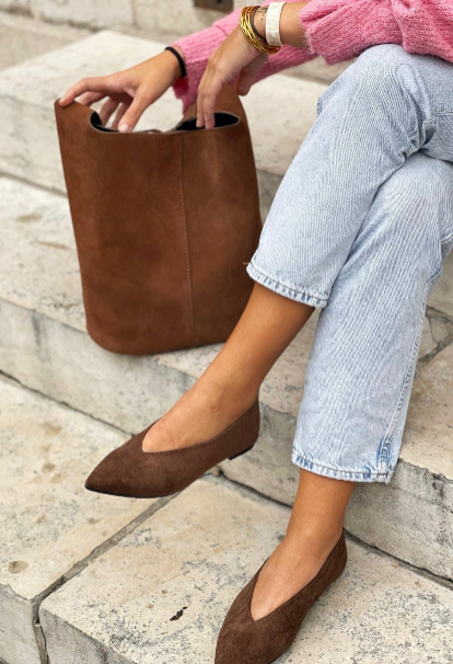 Ballerine Bacalar marron