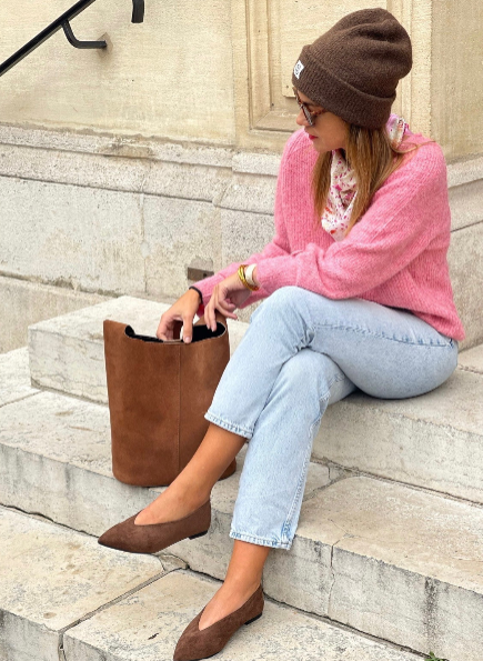 Ballerine Bacalar marron