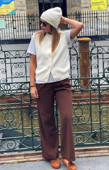 Gilet Camberra écru