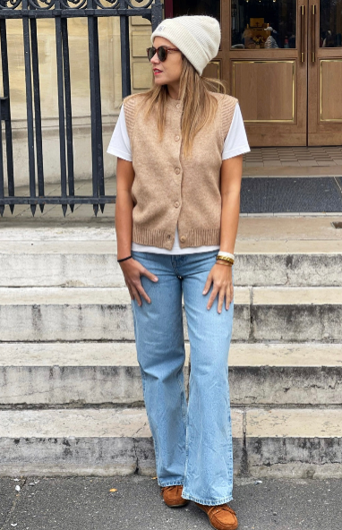 Gilet Camberra marron