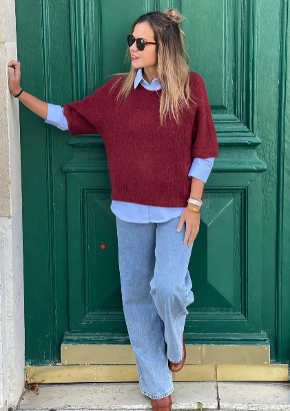 Pull Milania bordeaux