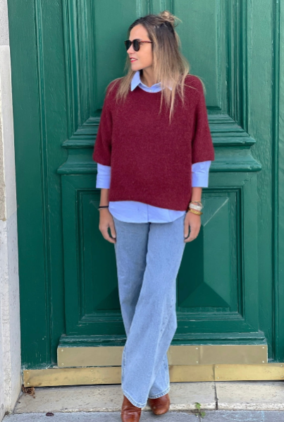 Pull Milania bordeaux