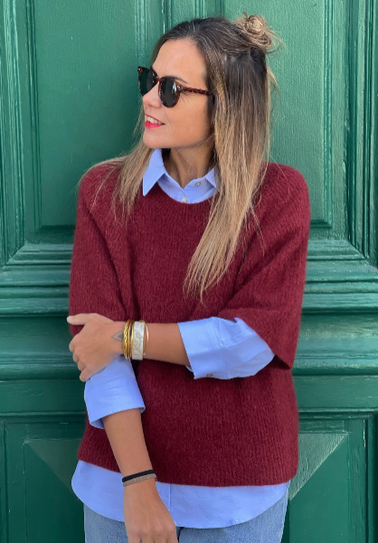Pull Milania bordeaux