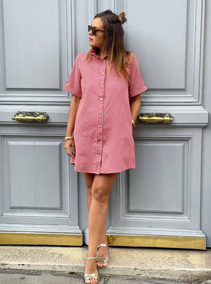 Robe Iris rouge