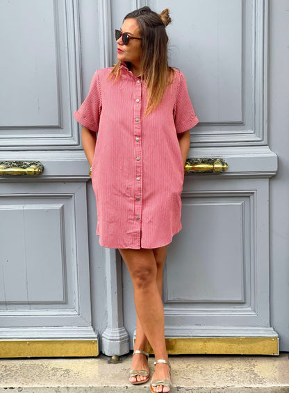 Robe Iris rouge