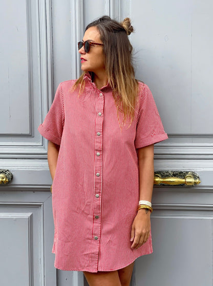 Robe Iris rouge