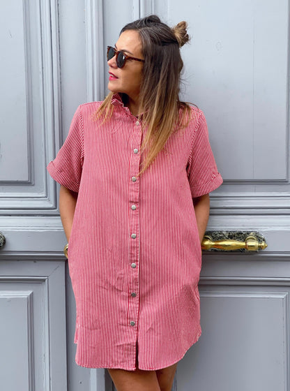 Robe Iris rouge