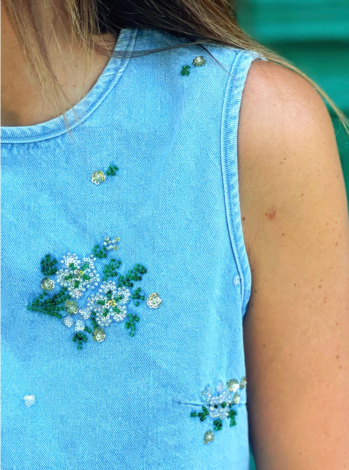 Top nysiros - denim claire