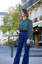 Charger l&#39;image dans la galerie, Blouse Carina Cameo - Green